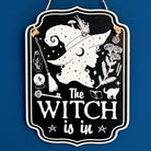 Wooden witchy décor sign for home from Spirit Nest, featuring mystical designs perfect for kitchen or witch-themed decor.