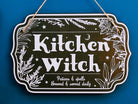 Wooden witchy decor sign for home, featuring mystical design from Spirit Nest, ideal for witches' kitchen or mystical space.