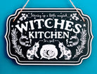 Wooden Witchy Décor Sign for home, featuring a spell-inspired design from Spirit Nest, perfect for witch-themed kitchen or home decor