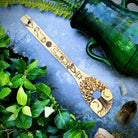Spirit Nest 5 Elements Bamboo Large Kitchen Utensils Set includes spatulas, spoons, and turners in natural bamboo for cooking.