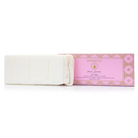 Spongellé French Lavender Body Wash Infused Back Buffer showing the textured sponge designed for back cleansing and exfoliation.