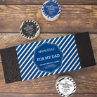 Spongellé For My Dad bath gift set with exfoliating body washes and spa accessories arranged in a gift box.