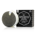 Men's Black Spongellé Super Buffer body wash infused scrubber for exfoliating and cleansing skin.