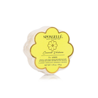 Spongellé Coconut Verbena Daisy Spongette body wash infused buffer with floral and tropical scent, textured sponge for gentle cleansing.