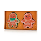 Spongellé Everything Nice Holiday Gingerbread Body Wash Infused Buffer with festive gingerbread scent and holiday-themed packaging.