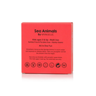 Spongellé Fiona Fish Sea Animals body wash infused buffer with colorful fish design and textured surface for gentle cleansing.
