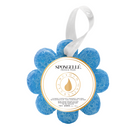 Spongellé Freesia Pear Wild Flower bath sponge, a body wash infused buffer with floral scent and textured surface for gentle cleansing.