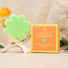 Spongellé Fresh Tangerine Eco Body Buffer, a body wash-infused buffer with vibrant orange tangerine scent for gentle cleansing.