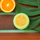 Spongellé Fresh Tangerine Eco Travel Body Wash Infused Buffer showing textured sponge with fresh tangerine scent and compact design.
