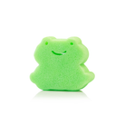 Spongellé Eco Animals Frog body wash infused buffer for kids, featuring a fun frog design and gentle cleansing properties.
