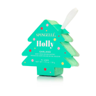 Spongellé Happy Holidays holiday tree body wash infused buffer with festive holiday design, perfect for gifting or personal use.