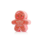 Spongellé Holiday Gingerbread Body Wash Infused Buffer, multi-use assorted pack with festive gingerbread scent and textured exfoliating surface.