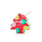 Spongellé Holiday Tree Body Wash Infused Buffer in assorted pack with festive holiday-themed design and multi-use body cleansing buffer