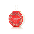 Spongellé Holiday Wreath Body Wash Infused Buffer gift set with festive design and soft, exfoliating texture for luxurious skincare.