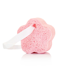 Spongellé Jude Rose Spongette body wash infused buffer with rose scent, designed for gentle cleansing and exfoliation.