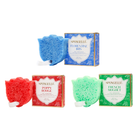 Spongellé Les Fleurs Body Buffer Trio Set with wash-infused buffers featuring floral designs and colorful textures.