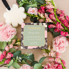 Spongellé Morning Bloom boxed flower body wash infused buffer with floral design and textured surface for gentle cleansing.