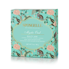 Spongellé Mystic Oud Art Chinois multi-use body buffer with intricate design, infused with nourishing body wash for gentle cleansing.