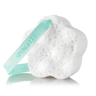 Spongellé Mystic Rose Body Buffer, a floral-infused body wash buffer with a textured sponge for gentle cleansing.