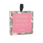 Spongellé Patchouli Rose Body Wash Infused Buffer with boxed flower design, soft exfoliating sponge for body cleansing and fragrance.