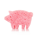 Spongellé Peggy Pig farm animals body wash infused buffer with pig and farm animal designs in vibrant colors.