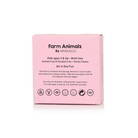 Spongellé Peggy Pig Farm Animals body wash infused buffer with pig design, soft sponge for gentle cleansing and skincare.