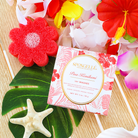 Spongellé Pua Kenikeni Hawaiian Body Wash Infused Buffer with floral scent and soft exfoliating texture for skin cleansing.