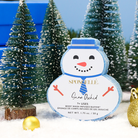 Spongellé Snow Orchid Holiday Snowman body wash-infused buffer with festive snowman and orchid design for holiday skincare.