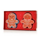 Spongellé Sugar & Spice Holiday Gingerbread Body Wash Infused Buffer with festive gingerbread scent and holiday gift set packaging.