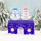 Spongellé Winter Wonderland Holiday Snowman Body Wash Infused Buffer with festive winter design and holiday-themed packaging.