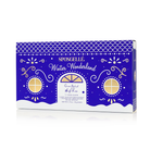Spongellé Winter Wonderland holiday snowman body wash infused buffer with festive design and holiday-themed packaging.