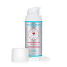 Spongellé Hand Defense Sanitizer bottle with a clear label, featuring a pump dispenser and a sleek, modern design.