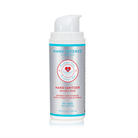Spongellé Hand Defense Hand Sanitizer bottle with clear label and pump dispenser, designed for portable hand hygiene.
