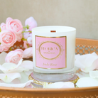 Spongellé Jude Rose Candle from Florica home fragrance collection, featuring a sleek design and elegant rose scent.