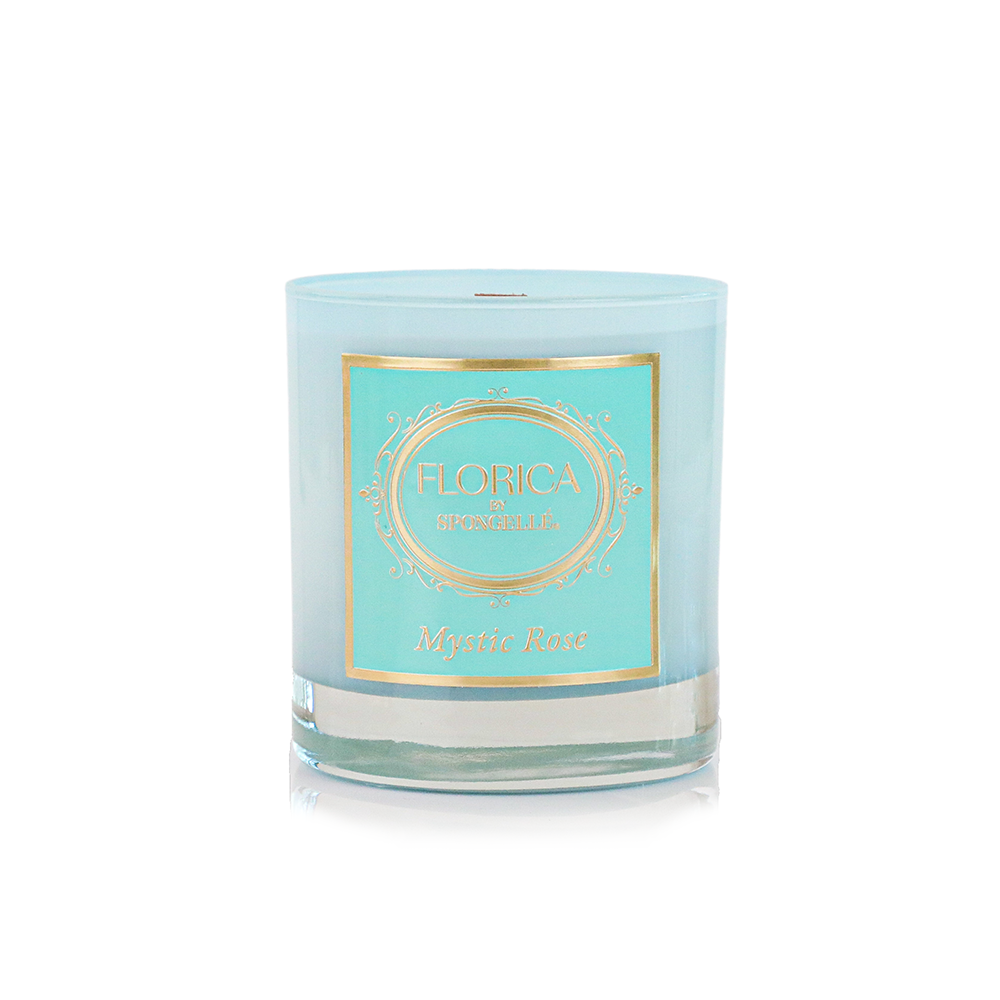 Mystic Rose Candle by Florica, a Spongellé home fragrance with a soft, elegant design and warm floral scent.