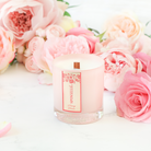 Spongellé Private Reserve Candle with Peony Flower scent, showcasing a elegant home fragrance candle in a decorative container.