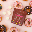 Spongellé Cocoa Bon Pedi Buffer with textured surface for gentle exfoliation and skin smoothing.