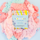 Spongellé PediPOP Cotton Candy Pedi Buffer Bits for soft, smooth feet in a fun cotton candy design