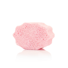 Spongellé Jude Rose Pedi Buffer from Florica, a soft pink exfoliating buffer for smooth, healthy feet.