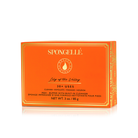 Assorted pack of Spongellé Pedi Buffer buffers for foot exfoliation, featuring colorful, textured surfaces for smooth skin.