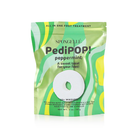 Spongellé PediPOP! peppermint Pedi buffer and nail file for gentle foot care and exfoliation.