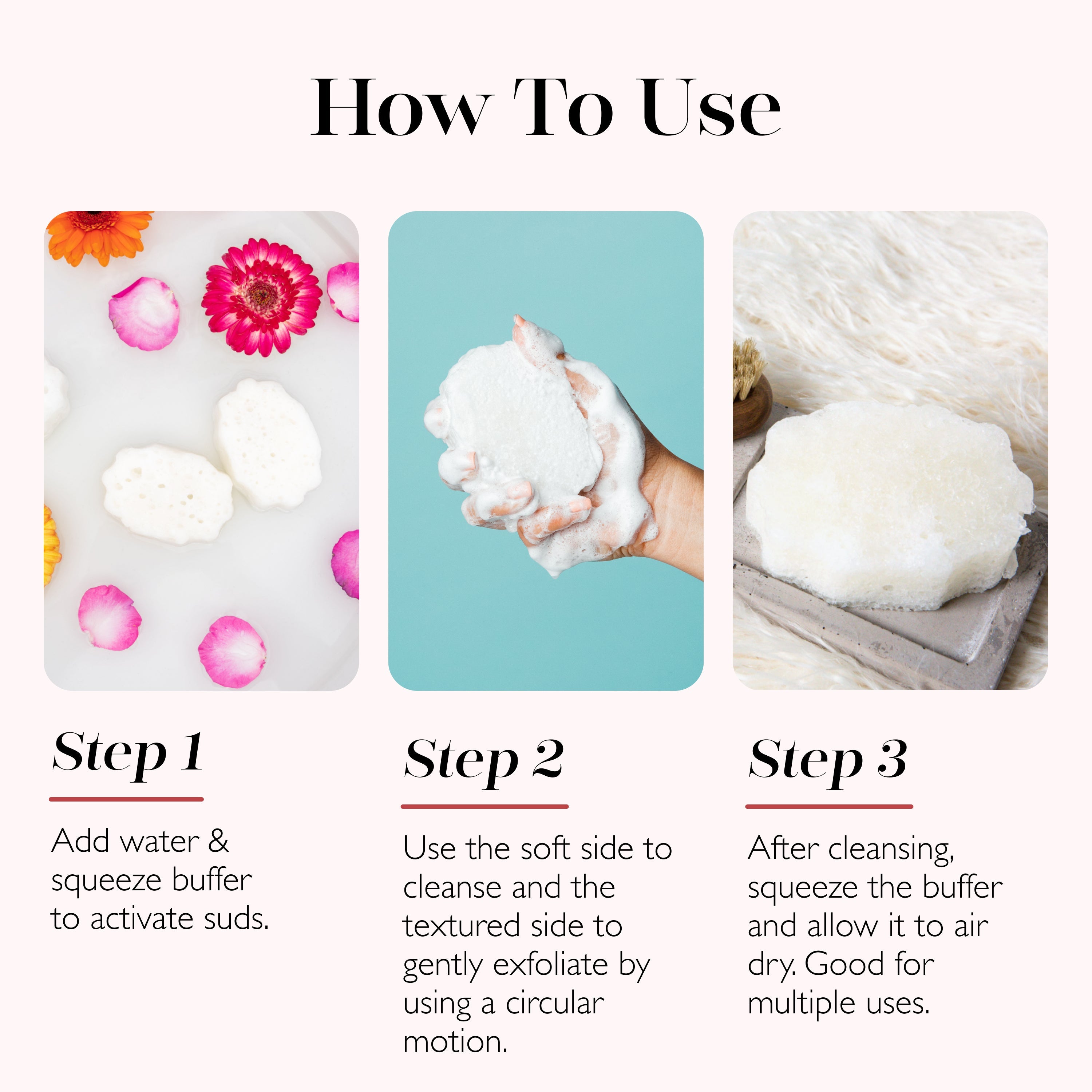 Spongellé Sweet Patchouli Pedi Buffer showing textured exfoliating surface for foot care.
