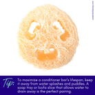Conditioner bar with Mamaki and Lemongrass botanicals from Sweet ʻŌkole Soap, featuring natural ingredients in a solid hair care product.