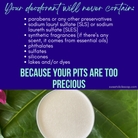 Lavender aluminum-free deodorant by Sweet ʻŌkole Soap, designed for sensitive skin, in a sleek aluminum-free stick container.
