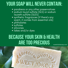 Mamaki Lemongrass Soap by Sweet ʻŌkole Soap, vegan palm-free bar with fresh lemongrass scent and natural ingredients.