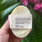 Gentle unscented natural pet shampoo by Sweet ʻŌkole Soap for sensitive skin dogs and cats, with a clear bottle and pet bathing scene.