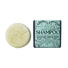 Non-toxic shampoo bar with rosemary, mint, and moringa from Sweet ʻŌkole Soap, showing the herbal ingredients and eco-friendly packaging.