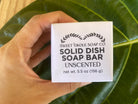 Sweet ʻŌkole Soap solid dish soap bar, non-toxic and unscented, plastic-free dishwashing product with natural cleaning ingredients.