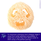 Solid shampoo bar with Mamaki and lemongrass from Sweet ʻŌkole Soap, showing a natural, eco-friendly hair cleansing product