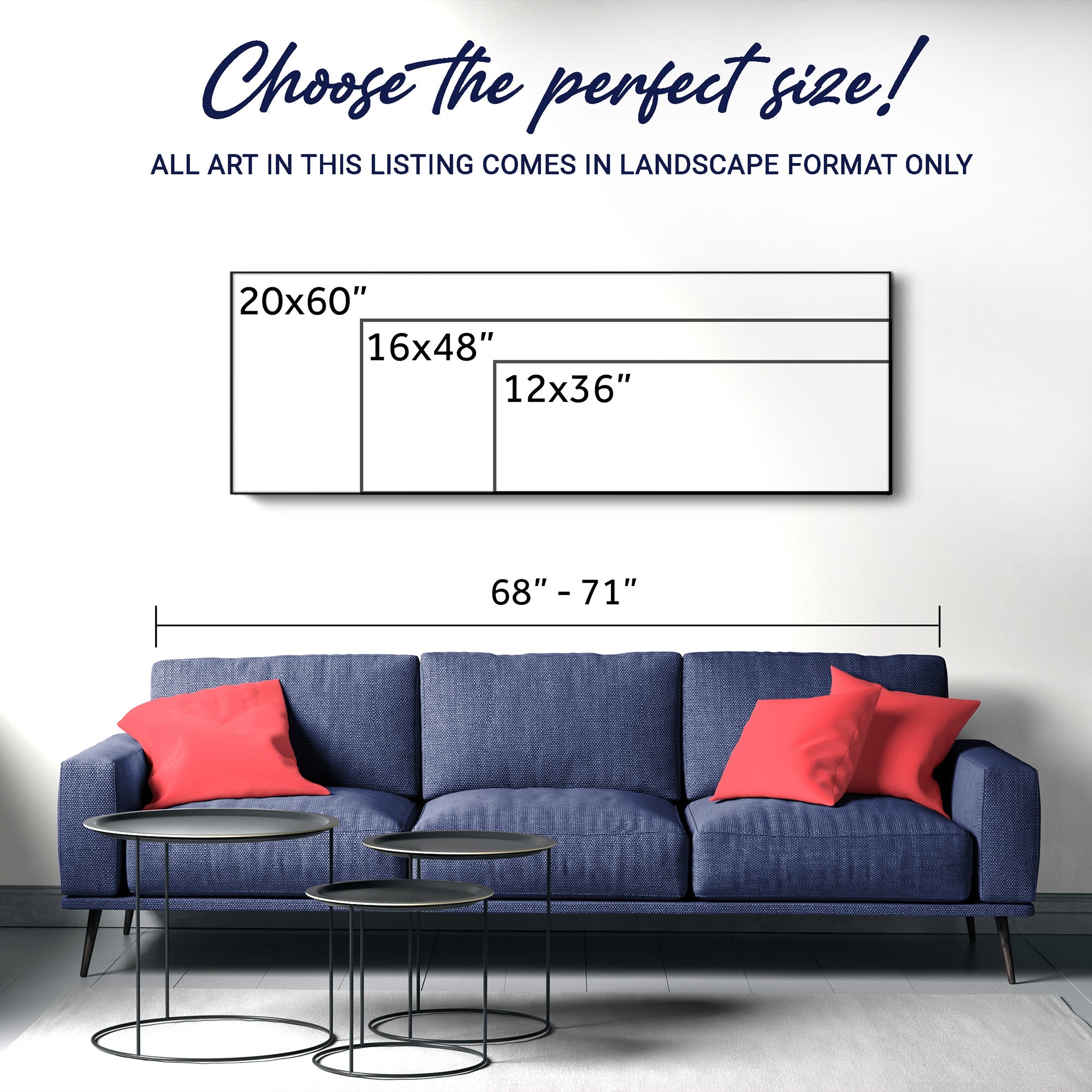 Canvas wall art featuring "Jesus The Name Above All Names" with Philippians 2:9 verse, from Tailored Canvases, 20x60 inches.